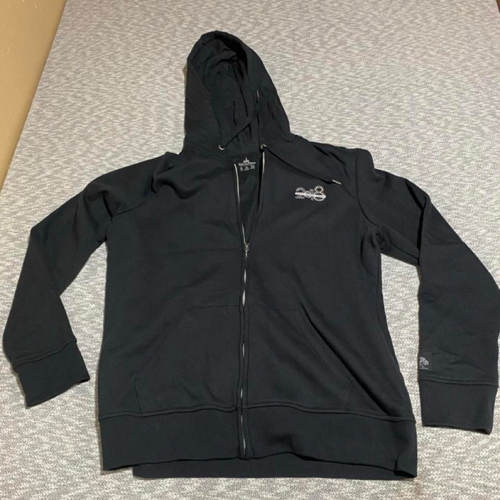 Disney black full zip up hoodie  size XL Walt DisneyWorld 2018. SKU-A812#disney